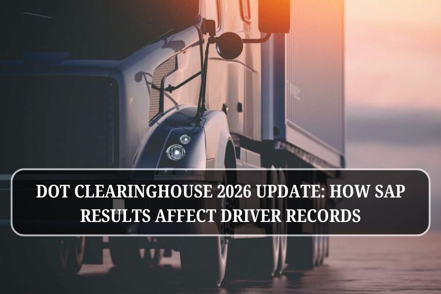 DOT Clearinghouse 2026 Update: How SAP Results Affect Driver Records