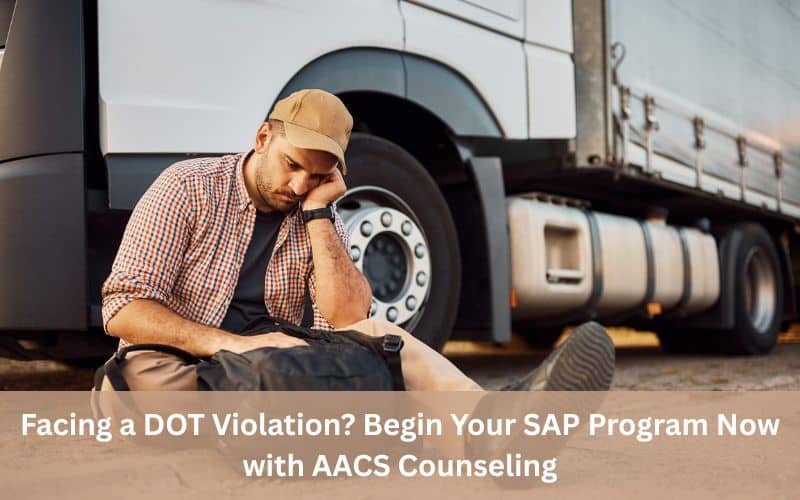 Facing a DOT Violation? Begin Your SAP Program Now with AACS Counseling
