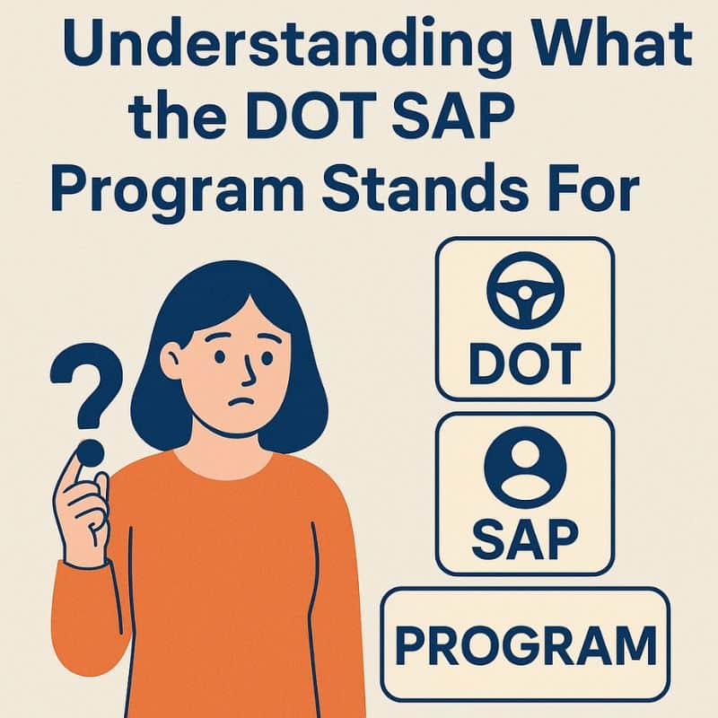 Understanding What the DOT SAP Program Stands For?