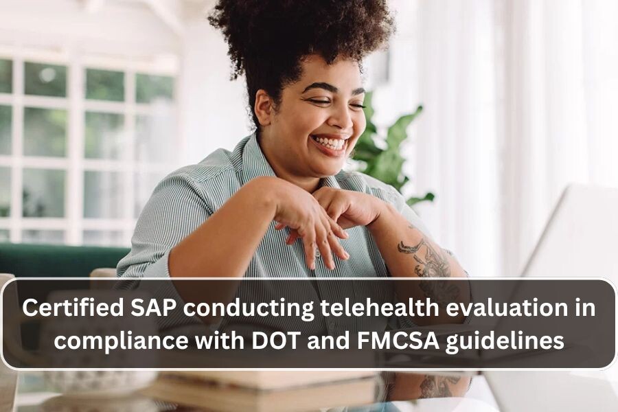 Telehealth SAP evaluations accepted by FMCSA & DOT for Return-to-Duty process