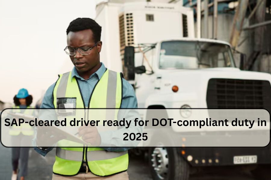 SAP-cleared driver ready for DOT-compliant duty in 2025