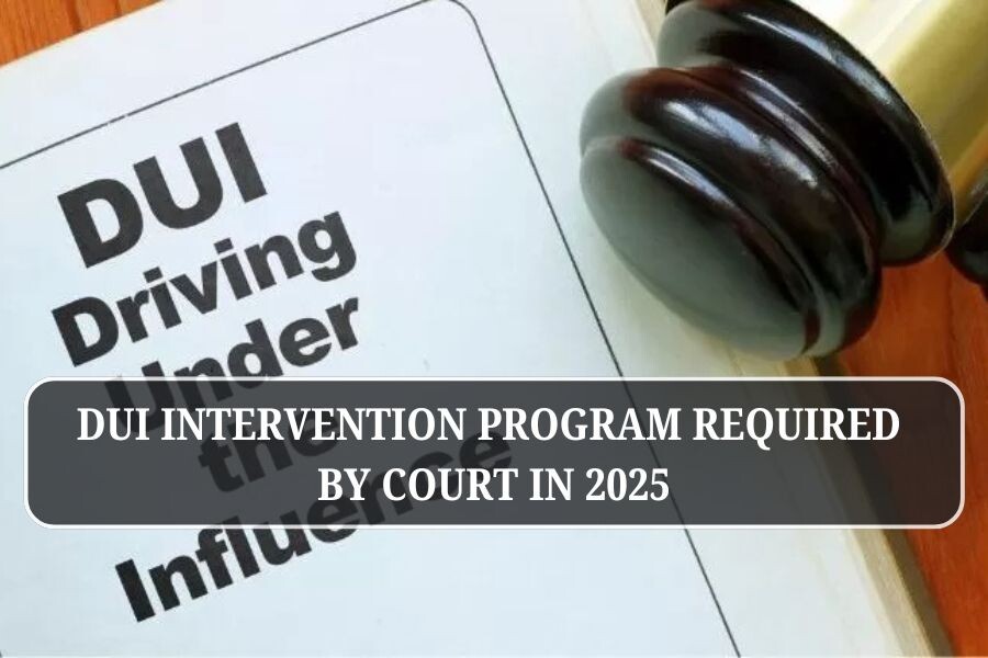 DUI intervention program required by court in 2025
