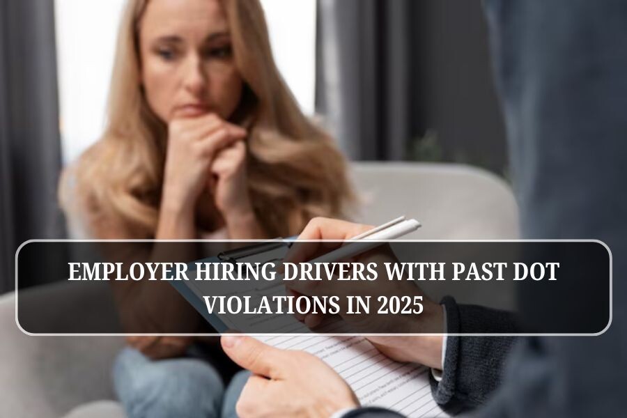 Employer hiring drivers with past DOT violations in 2025