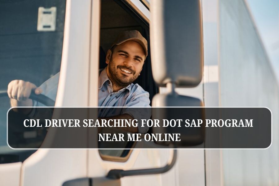CDL driver searching for DOT SAP program near me online