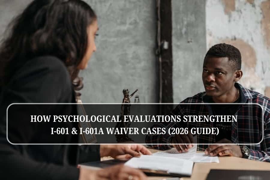 Immigration Hardship Waiver Assessment: How Psychological Evaluations Strengthen I-601 & I-601A Waiver Cases (2026 Guide)