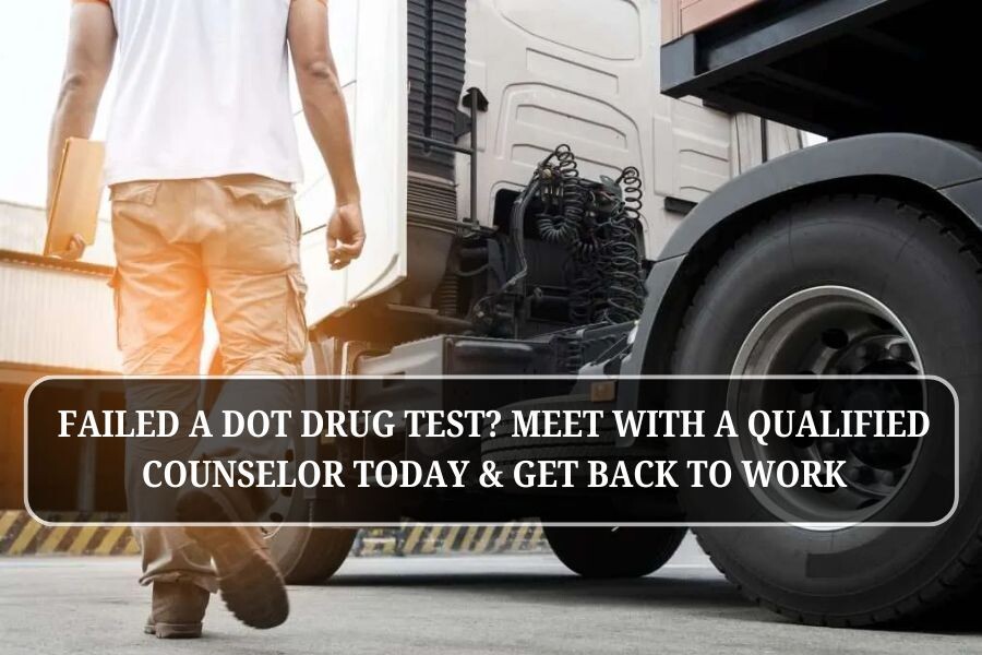 Failed DOT drug test counseling support