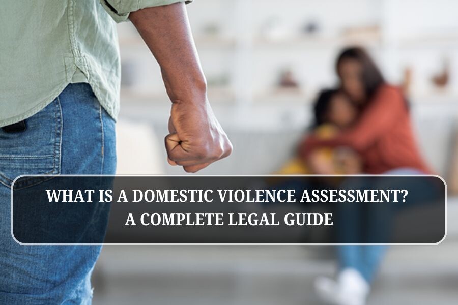 What happens during a domestic violence assessment?