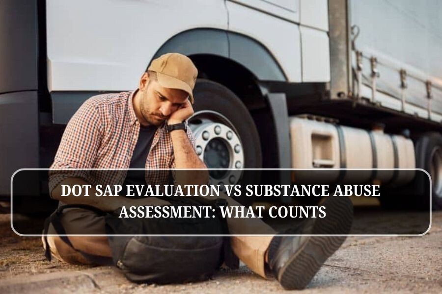 DOT SAP Evaluation vs Substance Abuse Assessment: What Counts