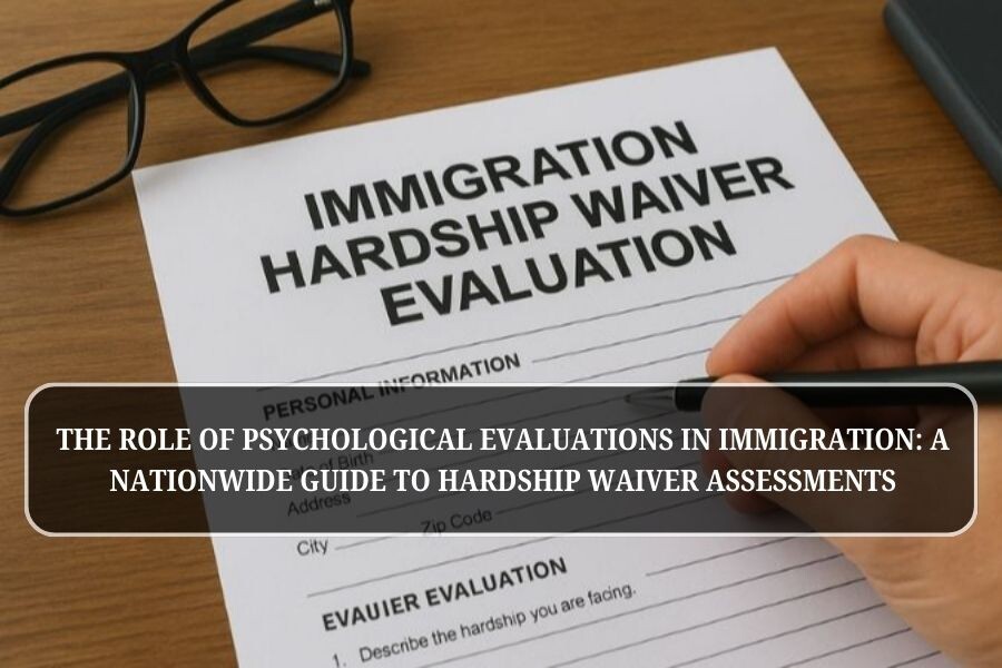 The Role of Psychological Evaluations in Immigration: A Nationwide Guide to Hardship Waiver Assessments