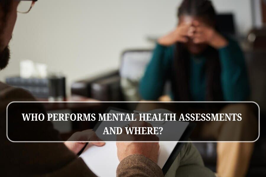 Who Performs Mental Health Assessments and Where?