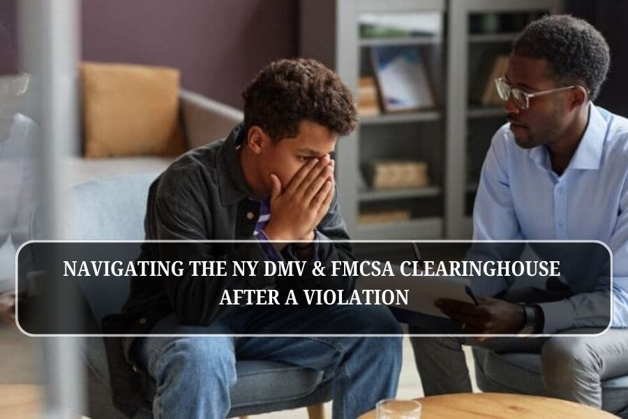 Navigating the NY DMV & FMCSA Clearinghouse After a Violation.