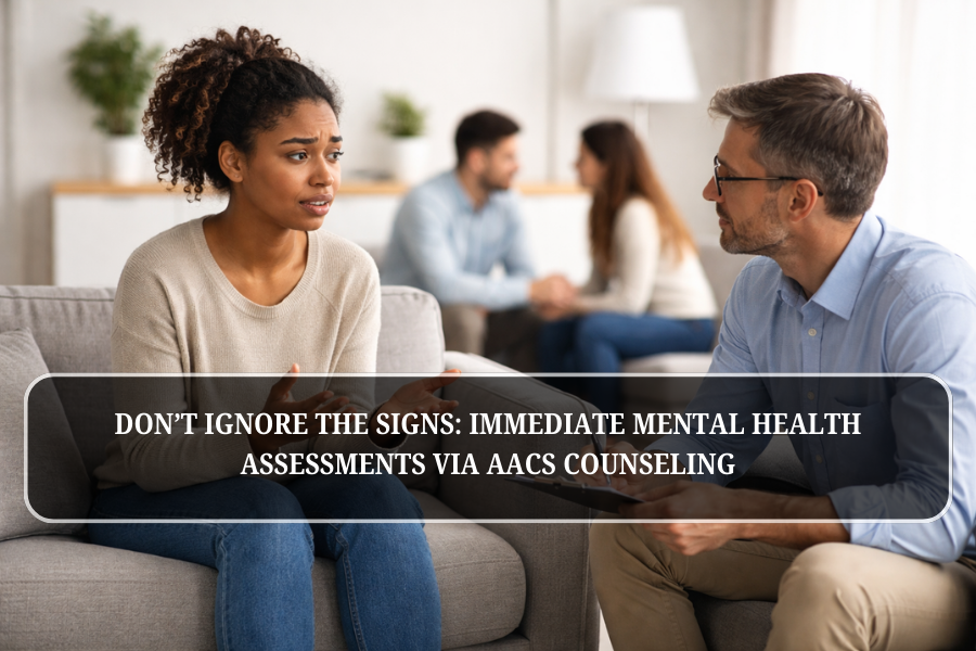 Don’t Ignore the Signs: Immediate Mental Health Assessments via AACS Counseling