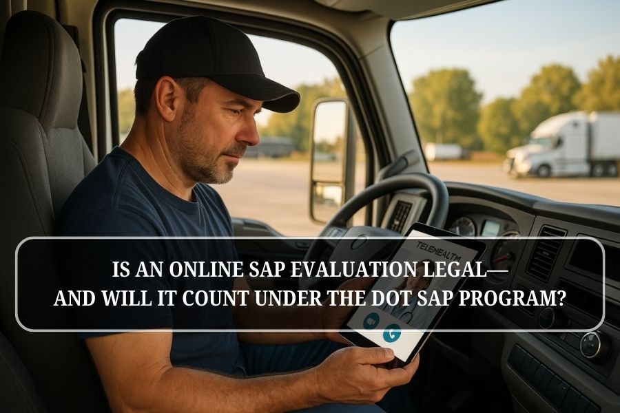 Is an Online DOT SAP Evaluation Legal in All 50 States? (2026 Telehealth Rules)