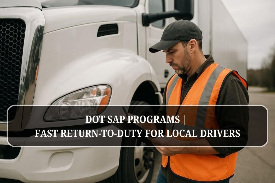 DOT SAP Programs | Fast Return-to-Duty for Local Drivers