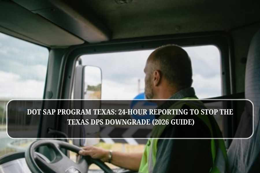DOT SAP Program Texas: 24-Hour Reporting to Stop the Texas DPS Downgrade (2026 Guide)