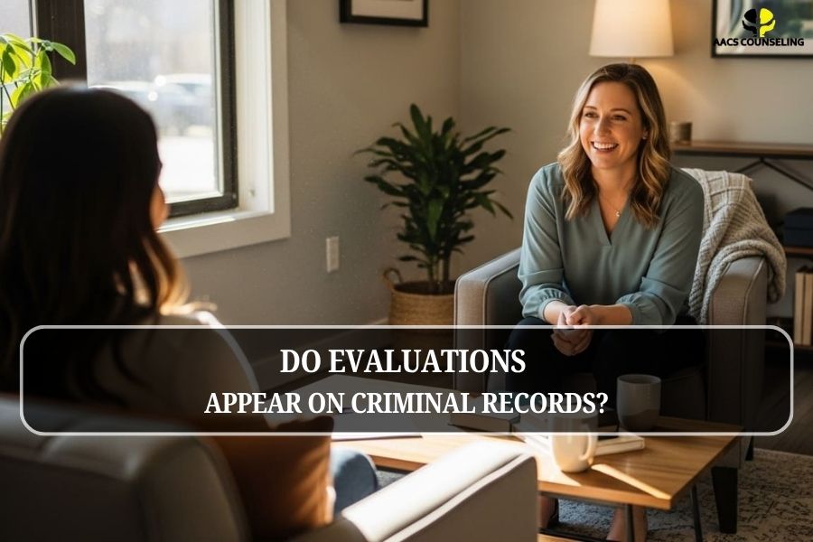 Do Evaluations Appear on Criminal Records?