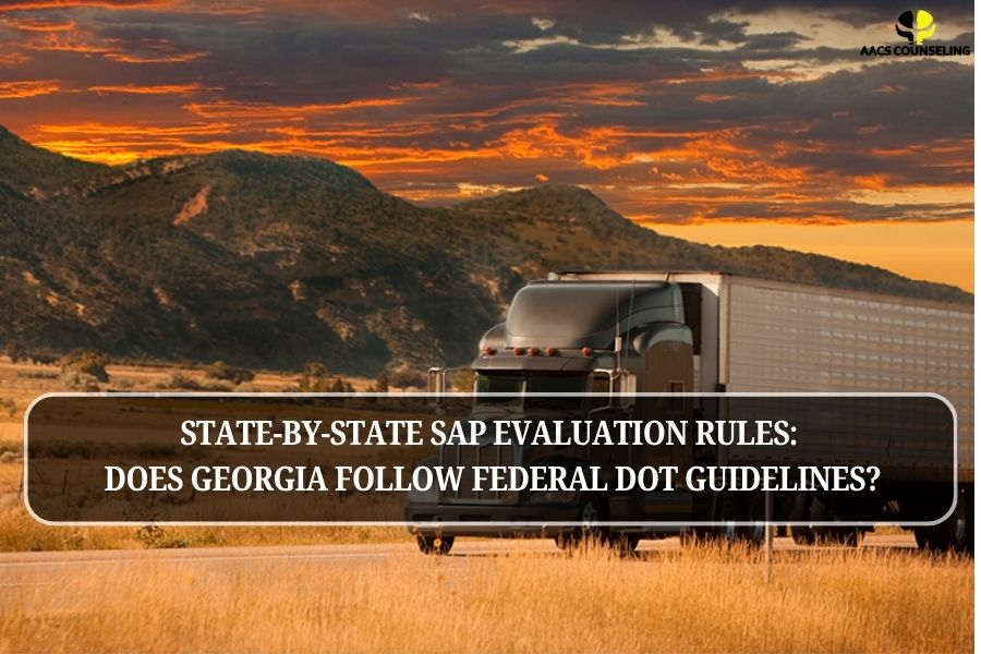 Georgia SAP Rules vs. Federal DOT Guidelines